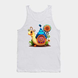 Colorful Snail #4 Tank Top